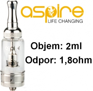aSpire Nautilus Mini BVC clearomizer Clear 2ml