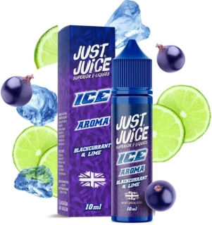 Příchuť Just Juice Shake and Vape 10ml ICE Blackcurrant & Lime