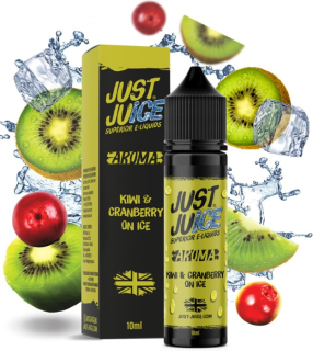 Příchuť Just Juice Shake and Vape 10ml Kiwi and Cranberry on Ice
