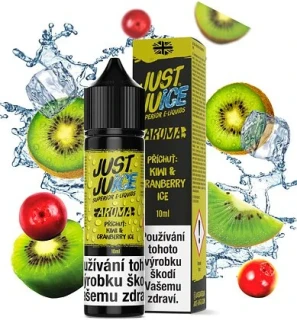 Příchuť Just Juice Shake and Vape 10ml Kiwi and Cranberry on Ice
