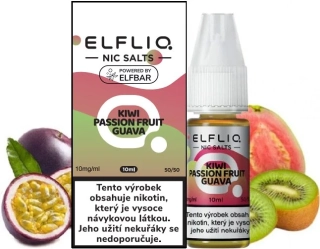 Liquid ELFLIQ Nic SALT Kiwi Passion Fruit Guava 10ml 