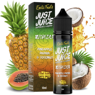 Příchuť Just Juice Shake and Vape 10ml Pineapple, Papaya & Coconut