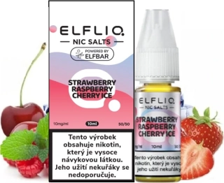 Liquid ELFLIQ Nic SALT Strawberry Raspberry Cherry Ice 10ml 