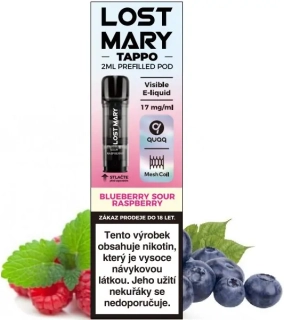 LOST MARY TAPPO Pods cartridge 1Pack Blueberry Sour Raspberry 17mg 
