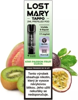 LOST MARY TAPPO Pods cartridge 1Pack Kiwi Passion Fruit Guava 17mg 