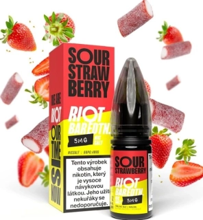 Liquid Riot BAR EDTN Salt Sour Strawberry (Kyselá jahoda) 10ml