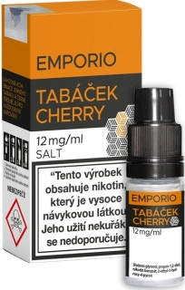 Liquid EMPORIO SALT Tabáček - Cherry 10ml - 12mg 