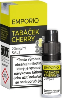 Liquid EMPORIO SALT Tabáček - Cherry 10ml - 20mg 