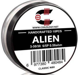 Coilology ALIEN předmotané spirálky Ni80 0,58ohm