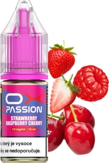 Liquid OXVA OX PASSION Salts Strawberry Raspberry Cherry 10ml