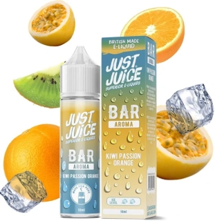 Příchuť Just Juice Bar Range S&V 10ml Kiwi Passion Orange (Kiwi, marakuja a pomeranč)