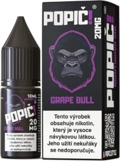Liquid POPIČ! Salt Grape Bull 10ml-20mg 