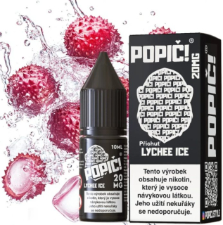 Liquid POPIČ! Salt Lychee Ice 10ml-20mg 