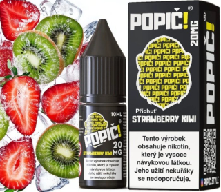 Liquid POPIČ! Salt Strawberry Kiwi 10ml-20mg 