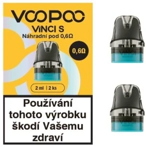 VOOPOO VINCI S cartridge 0,6ohm 2ml 2pack 