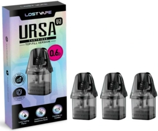 Lost Vape Ursa Pod V3 cartridge 0,6ohm 2,5ml 3Pack 