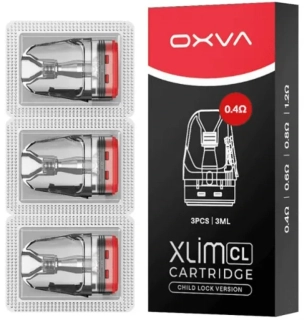 OXVA Xlim CL Pod Top Fill cartridge 0,4ohm 3ml 3Pack 