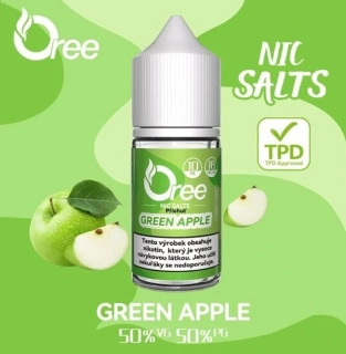 Liquid Oree SALT Green Apple - Zelené jablko 10ml
