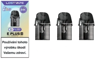 Lost Vape E Plus V2 cartridge 0,3ohm 2ml 3Pack 
