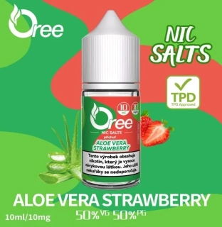 Liquid Oree SALT Aloe Vera Strawberry - Aloe Vera Jahoda 10ml