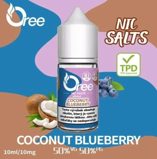 Liquid Oree SALT Coconut Blueberry - Kokos Borůvka 10ml
