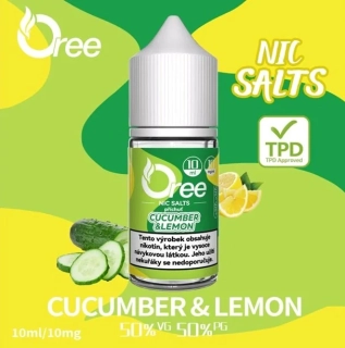 Liquid Oree SALT Cucumber Lemon - Okurka Citron 10ml
