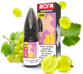 Liquid RIOT X Salt Sour Grape (Hroznové víno) 10ml
